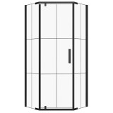Cumpara ieftin Cabină de duș pătrată Metro cu ușă batantă 90 cm