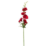 Fir floare decorativ artificial,plastic,rosu,77 cm, Oem