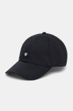Barbour șapcă de baseball din bumbac Cascade Shield Cap culoarea albastru marin, neted, MHA0902