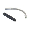 Ghidaj Forma J-Pipa Cablu V-Brake Fibrax Fcb2290 - Argintiu Ultimate FactoryBikes
