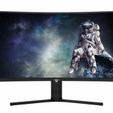 Monitor Gaming Dahua LM32-E330CA, 31.5 , 2560 x 1440 pixeli, Black, 2 ani Garantie