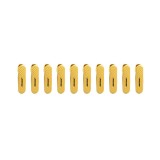 Set 20 de cleme pentru haine, flippy, de prindere pentru pantaloni, atasabile la umerase, 1.6x2.3x6.35 cm, galben