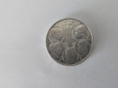 Grecia 30 Drahme 1963 Argint are 18 gr,impecabila foto