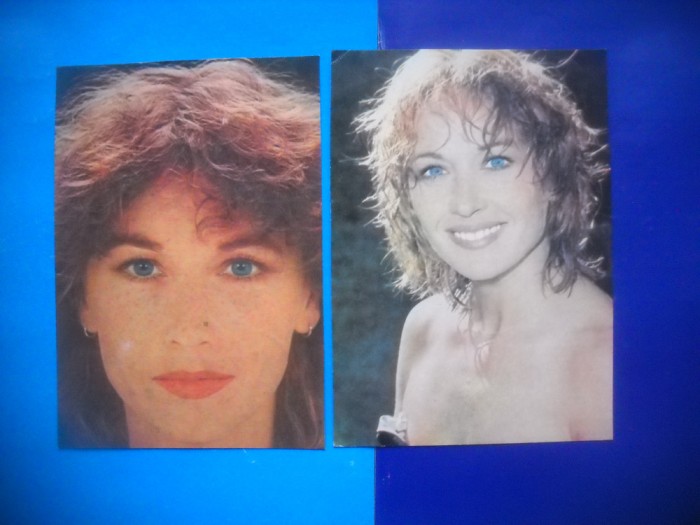 HOPCT LOT NR 1258 MARLENE JOBERT-ACTORI/ARTISTI-2 CARTI POSTALE-NECIRCULATE