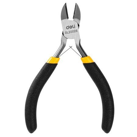 Cleste cu tais lateral, otel carbon, 125 mm, negru