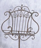 Suport partituri din fier forjat antik brown AJA074