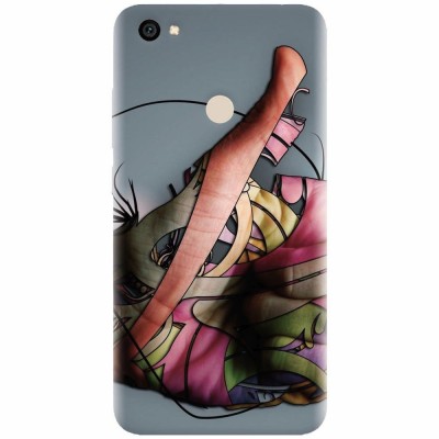 Husa silicon pentru Xiaomi Redmi Note 5A, Abstract Minimalistic Hands foto