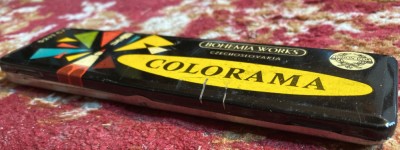BOHEMIA WORKS(TOISON D&amp;#039;OR)CUTIE VECHE TABLA LITHO./POZE,PRET ! foto