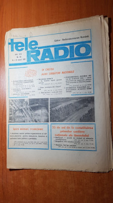 revista tele-radio saptamana 14 -20 august 1983 foto