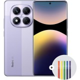Telefon mobil Xiaomi Redmi Note 14 Pro, 8GB RAM, 256GB, 5G, Lavender Purple + Xiaomi High-capacity gel pen