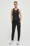 adidas pantaloni de trening culoarea negru, cu imprimeu IP1545