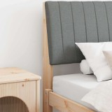 Cumpara ieftin Tablie tapitata Gri inchis 100 cm Lemn de pin masiv