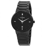 Citizen BI5017-50E Ceas Bărbătesc Quartz cu Cadran Negru și Brățară Metalică Neagră