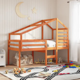 VidaXL Acoperiș pat de copii, 198x87x113 cm, lemn masiv de pin
