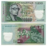 MAURITIUS █ bancnota █ 200 Rupees █ 2024 █ P-65B █ POLYMER █ UNC █ necirculata