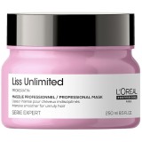 L'Oreal Professionnel, Serie Expert Liss Unlimited, Mască cremă pentru tratamentul părului, Pentru netezire, 250 ml
