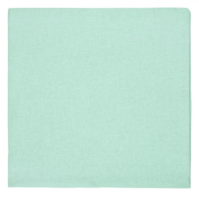 Față de Pernă Decorativă, Verde Menta, 40x40cm, Poliester, Două Fețe, Cu Fermoar