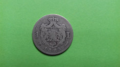 Moneda argint 1 leu 1885 foto foto