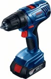 Bosch GSR 180 LI Masina de gaurit si insurubat cu 2 acumulatori Li-Ion, 2Ah, 54Nm + Valiza