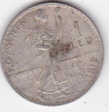 Romania 1 leu 1912, Argint