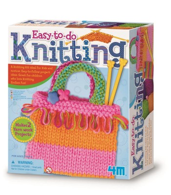 Kit de tricotat pentru copii, usor de facut foto