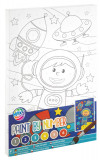 Tablou pictura pe numere - Astronaut PlayLearn Toys, Grafix