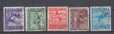 ROMANIA 1937 LP 121 A 8-a BALCANIADA DE ATLETISM SERIE STAMPILATA, Stampilat