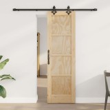 Ușă glisantă cu set de accesorii 61x198.5 cm Lemn masiv din pin