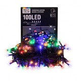 Ghirlanda luminoasa decorativa cu 100 LED-uri multicolore 7.4 M, Oem