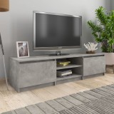vidaXL Comodă TV, gri beton, 140 x 40 x 35,5 cm, PAL