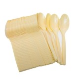 Cumpara ieftin Lingurite Biodegradabile CPLA de Unica Folosinta, Set 100buc
