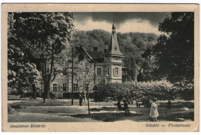 1943 - Bistrita, Promenada (jud. Bistrita-Nasaud)
