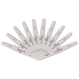 Cumpara ieftin Set 10 Pile Unghii Picatura granulatia 120/180 - SensoPRO Milano