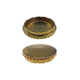 Distribuitor flacără alamă perforat lustruit L5308 compatibil plite si aragazuri OEM
