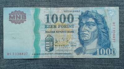 1000 Forint 2006 Ungaria / Matyas Kiraly / Matei Corvin / seria 7338827 foto