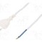 Cablu alimentare AC, 1.5m, 2 fire, culoare alb, cabluri, CEE 7/16 (C) mufa, PLASTROL - W-97135