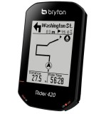 Cumpara ieftin Ciclocomputer Bryton 420H Rider, unisex adulti, negru - RESIGILAT