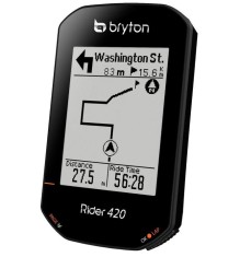 Ciclocomputer Bryton 420H Rider, unisex adulti, negru - RESIGILAT