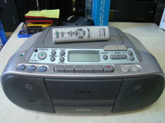 Sistem audio SONY CDF-S03CPL MP3-cu telecomanda foto