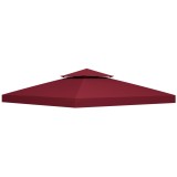 Outsunny Acoperiș pentru Foișor de Grădină Anti-UV din Poliester, 3x3m, Roșu | Aosom Romania