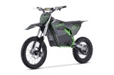 Cumpara ieftin Motocicleta electrica E-Dirtbike Tyranno 2000W 19 16 72V 30Ah Lithiu ION, culoare verde