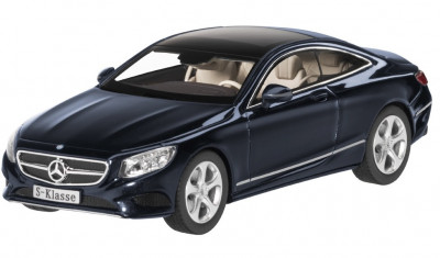 Macheta Oe Mercedes-Benz S-Class Coupe 1:43 Albastru B66961241 foto