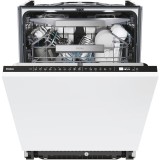 Masina de spalat vase incorporabila Haier XS 6B0M3PDB, 16 seturi, 10 programe, Motor Inverter, WiFi, Deschidere automata usa, Senzor grad murdarie, Cl