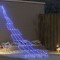 vidaXL Brad de Crăciun LED cu 276 LED albastru 511 cm Metal 42018748
