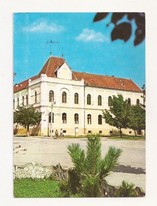 RF16-Carte Postala- Reghin, Scoala nr 2, circulata 1975