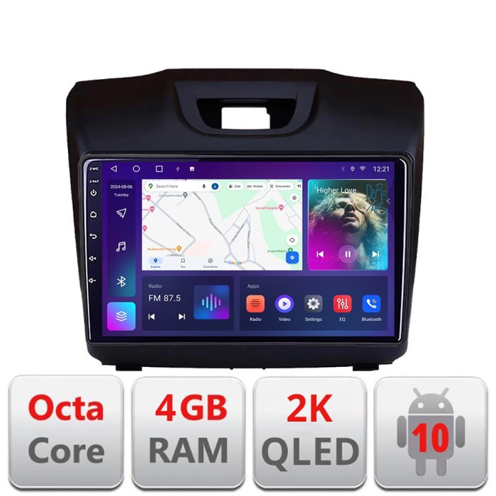 Navigatie Isuzu D-Max C-2234 Android Octa Core Ecran 2K QLED GPS 4G 4+32GB 360 KIT-2234+EDT-E409-2K CarStore Technology