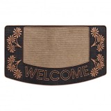 Covor antiderapant BH 224W Welcome, exterior, interior - maro, 40x70 cm