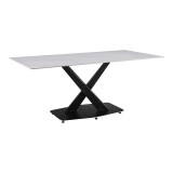 Cumpara ieftin Masa de bucatarie Tafel, Pako World, Alb, 180x90x76 cm