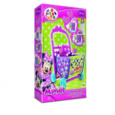 Cos pentru cumparaturi Minnie, IMC Toys, multicolor, cu accesorii foto