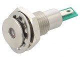 Comutator Anti-Vandalism Verde IP67 24V